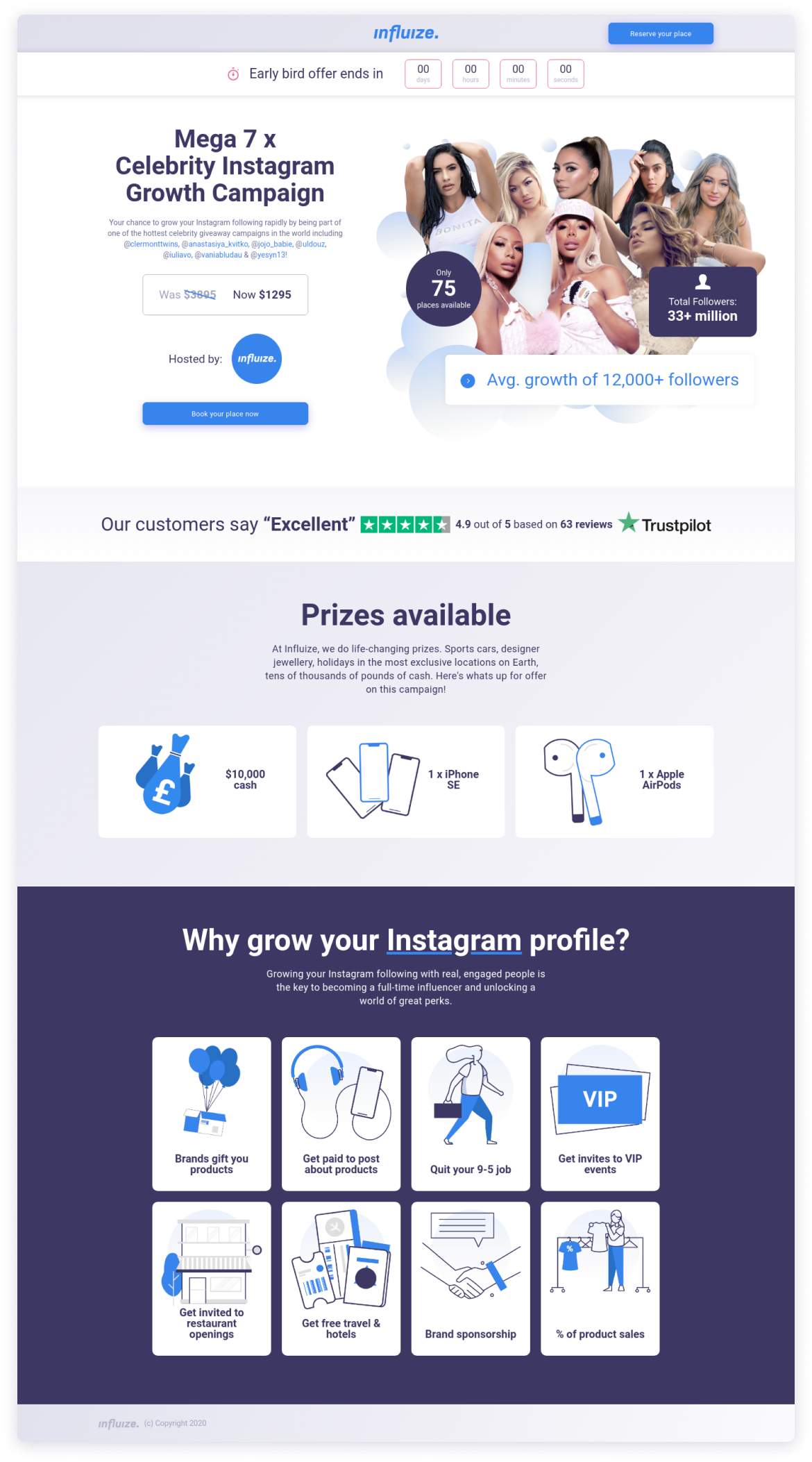 Marketing campaign to get more Instagram followers